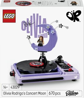 43029 LEGO® Editions Olivia Rodrigos Konzertmond  pielzeug-Plattenspieler und Schallplatte – Geschen