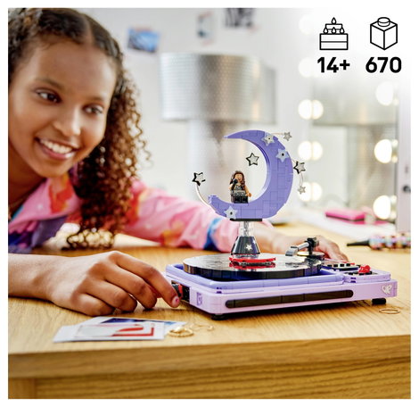 43029 LEGO® Editions Olivia Rodrigos Konzertmond pielzeug-Plattenspieler und Schallplatte – Geschen 6. kép