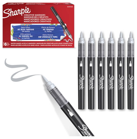 Sharpie 2218120 Ecsetes marker Szürke 2. kép