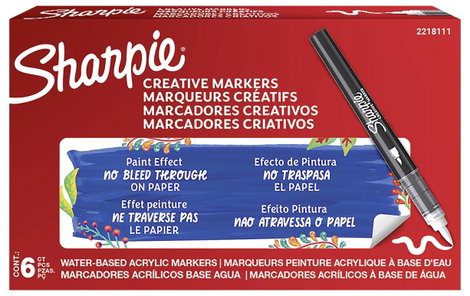 Sharpie 2218111 Ecsetes marker Fehér 5. kép