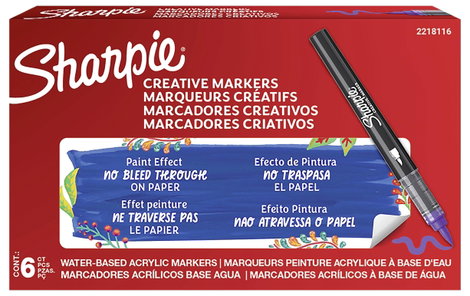 Sharpie 2218116 Ecsetes marker Lila 3. kép