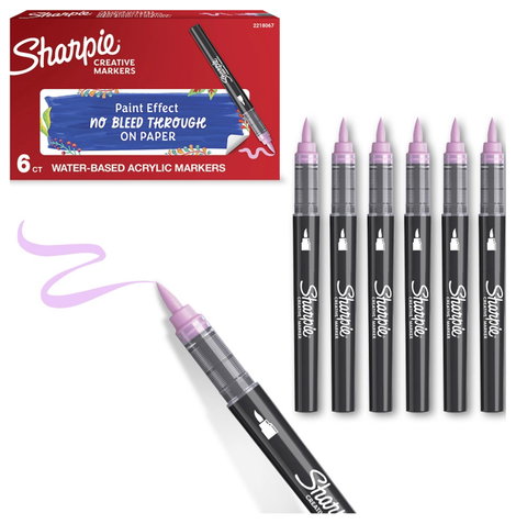 Sharpie 2218067 Ecsetes marker Rózsaszín 2. kép
