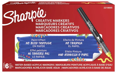 Sharpie 2218065 Ecsetes marker Sárga 5. kép