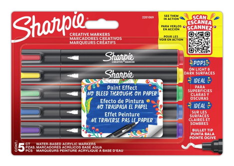 Sharpie 2201069 2201069 Szövegjelölő 5 színű