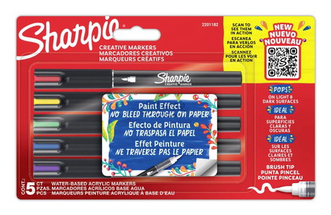 Sharpie 2201182 2201182 Szövegjelölő 5 színű