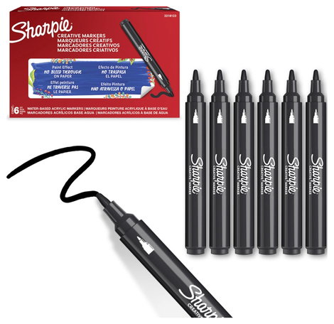 Sharpie 2218123 Szövegjelölő Fekete 2. kép