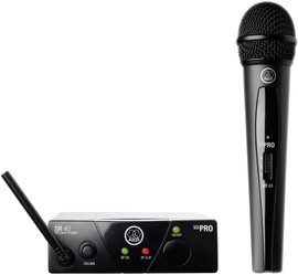 Vezeték nélküli vokál mikrofonkészlet 863 MHz 100 m, AKG WMS 40 ISM 1