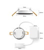 Philips Hue Hue LED-es beépíthető lámpa 8721103109293 3er-Pack Fixen beépített LED-es 0.5 W Melegfeh 3. bélyegkép