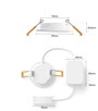 Philips Hue Hue LED-es beépíthető lámpa 8721103109170 3er-Pack Fixen beépített LED-es 0.5 W Melegfeh 3. bélyegkép