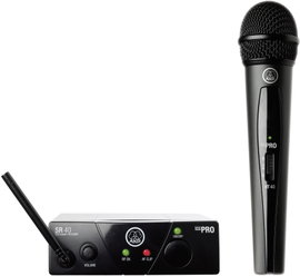 Mini vokálkészlet, AKG WMS 40, ISM 3, 864 MHz, 65 - 20 000 Hz, 100 m, 30 felett h