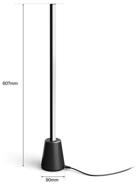 Philips Hue Hue Asztali lámpa 8721103144850 Fixen beépített LED-es 5.8 W RGBW 3. kép