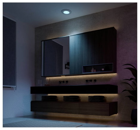 Philips Hue Hue LED-es beépíthető lámpa 8721103109118 1er-Pack Fixen beépített LED-es 0.5 W Melegfeh 10. kép