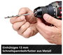 Einhell Professional TP-CD 18/70-C Li BL - Solo 4514335 Akkus fúrócsavarozó 18 V Lítiumion akku nélk 10. bélyegkép