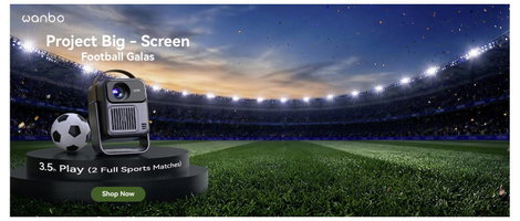 Wanbo Kivetítő Togo Pro LED 500 ANSI lumen 1920 x 1080 Full HD Beépített hangszóró, Automatikus fóku 30. kép