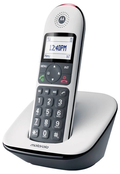 Motorola Big Keys Cordless Phone DECT mobil egység Szürke 4. kép