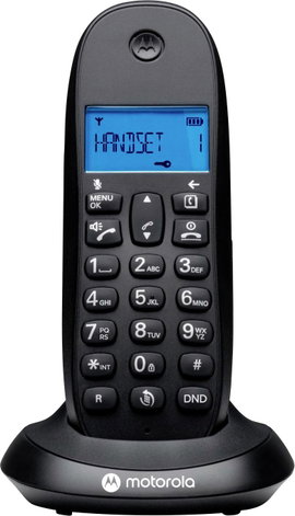 Motorola DECT Phone DECT mobil egység Fekete