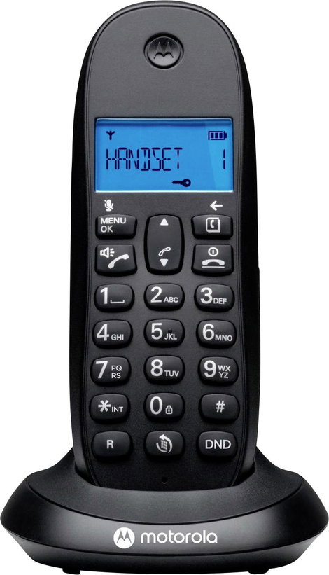 Motorola DECT Phone DECT mobil egység Fekete