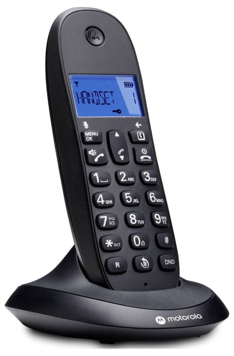 Motorola DECT Phone DECT mobil egység Fekete 2. kép