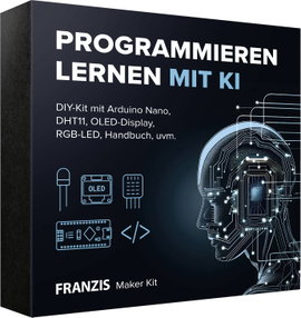 FRANZIS 67236 Kísérletek, Forrasztás, Programozás, Elektronika, Tanulás és iskola Maker Kit 14 éves 