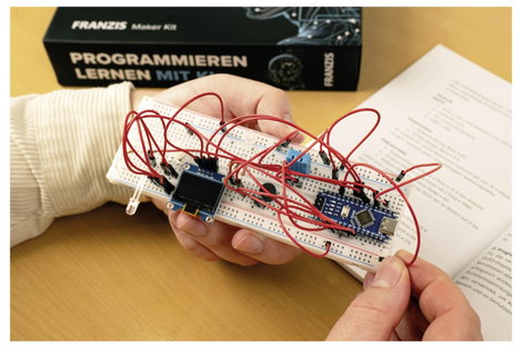 FRANZIS 67236 Kísérletek, Forrasztás, Programozás, Elektronika, Tanulás és iskola Maker Kit 14 éves 7. kép
