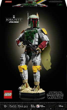 LEGO® STAR WARS™ 75455 Boba Fett™ összerakható és gyűjthető figura  Szobadekoráció LEGO Fejvadász mi