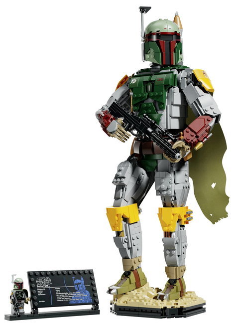 LEGO® STAR WARS™ 75455 Boba Fett™ összerakható és gyűjthető figura Szobadekoráció LEGO Fejvadász mi 2. kép