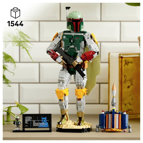 LEGO® STAR WARS™ 75455 Boba Fett™ összerakható és gyűjthető figura Szobadekoráció LEGO Fejvadász mi 6. kép