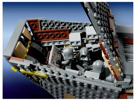 LEGO® STAR WARS™ 75453 Offworld Sandcrawler™ és Mudhorn összerakható játékjármű szerepjáték építőj 4. kép