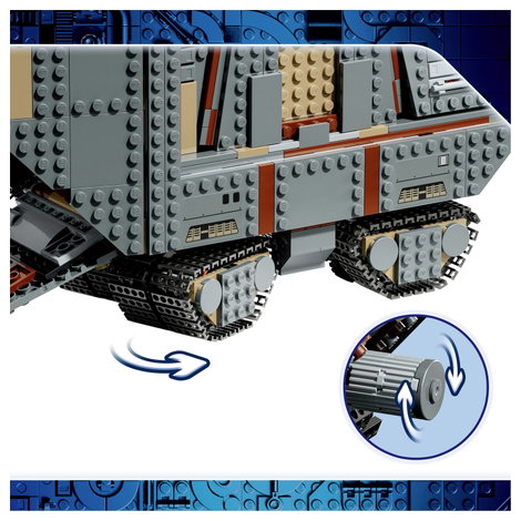 LEGO® STAR WARS™ 75453 Offworld Sandcrawler™ és Mudhorn összerakható játékjármű szerepjáték építőj 7. kép