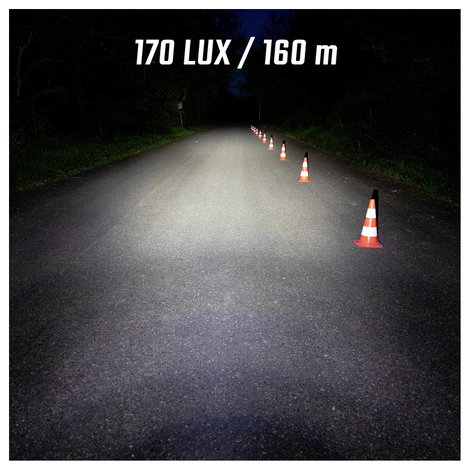 Sigma EOX FL 170 HB w/Mount & Extension Cable Kerékpár fényszóró LED Fedélzeti hálózatról 3. kép