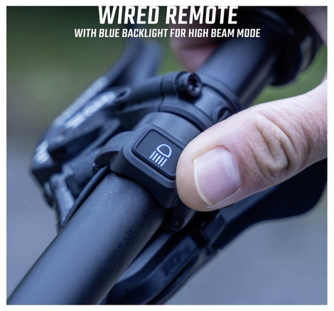 Sigma EOX FL 170 HB w/Mount & Extension Cable Kerékpár fényszóró LED Fedélzeti hálózatról 8. kép