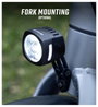 Sigma EOX FL 150 w/Mount & Extension Cable Kerékpár fényszóró LED Fedélzeti hálózatról 11. bélyegkép