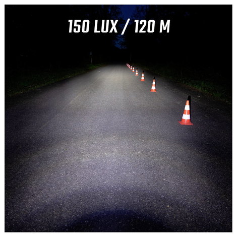 Sigma EOX FL 150 w/Mount & Extension Cable Kerékpár fényszóró LED Fedélzeti hálózatról 3. kép