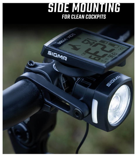 Sigma EOX FL 150 w/Mount & Extension Cable Kerékpár fényszóró LED Fedélzeti hálózatról 4. kép