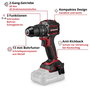 Einhell Professional TP-CD 18/50-C Li-i BL - Solo 2 sebességfokozat-Akkus ütvefúró-csavarozó kefe né 4. bélyegkép
