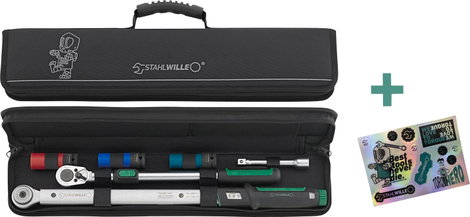 Stahlwille 750NR/516/3/1 NDE 96010130 Nyomatékkulcs készlet 1/2 (12.5 mm) 40 - 200 Nm