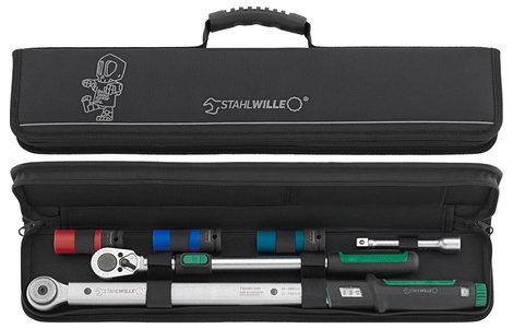 Stahlwille 750NR/516/3/1 NDE 96010130 Nyomatékkulcs készlet 1/2 (12.5 mm) 40 - 200 Nm 2. kép
