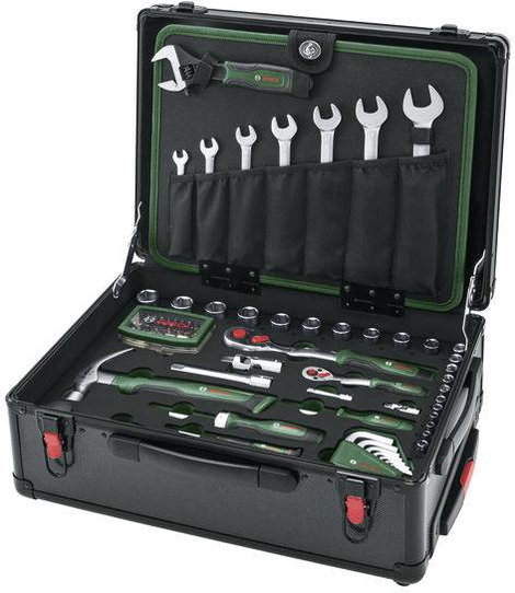 Bosch Home and Garden 1600A02ZB4 1600A02ZB4 Kisiparos Szerszámos hordtáska, tartalommal