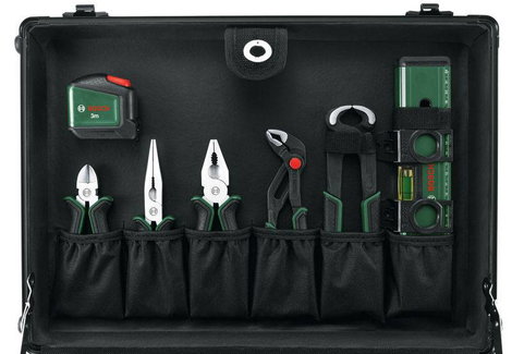 Bosch Home and Garden 1600A02ZB4 1600A02ZB4 Kisiparos Szerszámos hordtáska, tartalommal 3. kép