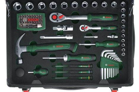 Bosch Home and Garden 1600A02ZB4 1600A02ZB4 Kisiparos Szerszámos hordtáska, tartalommal 6. kép