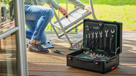 Bosch Home and Garden 1600A02ZB4 1600A02ZB4 Kisiparos Szerszámos hordtáska, tartalommal 9. kép