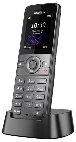 Yealink W74H DECT DECT mobil egység Kihangosító, Hallókészülékkel kompatibilis Színes kijelző Többsz