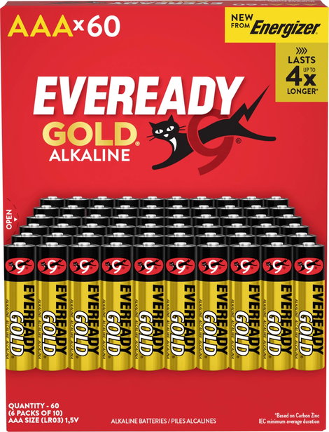 Eveready Mikroelem Eveready Gold Alkáli mangán 1.5 V 60 db