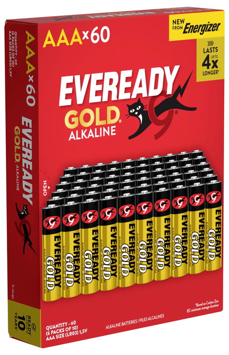 Eveready Mikroelem Eveready Gold Alkáli mangán 1.5 V 60 db 2. kép