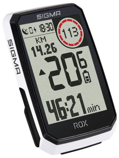 Sigma ROX 4.0 (White) Endurance Kerékpárkomputer, vezeték nélküli Bluetooth 2. kép