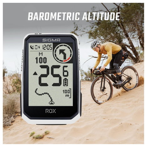 Sigma ROX 4.0 (White) Endurance Kerékpárkomputer, vezeték nélküli Bluetooth 6. kép
