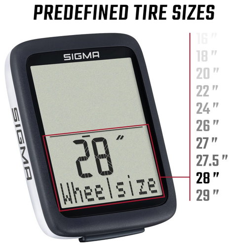 Sigma BC 10.0 WR Kerékpárkomputer Vezetékes átvitel Kerék érzékelővel 9. kép