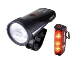 Sigma Aura 100 Set w/ Blaze Link (silicone mount) Kerékpár világítás készlet LED Akkuról üzemeltetet
