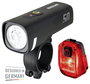Sigma Aura 50 / Hiro 10 Set Kerékpár világítás készlet Akkus LED-es fényforrás Akkuról üzemeltetett 4. bélyegkép