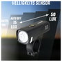 Sigma Aura 50 / Hiro 10 Set Kerékpár világítás készlet Akkus LED-es fényforrás Akkuról üzemeltetett 5. bélyegkép
